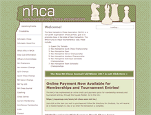 Tablet Screenshot of nhchess.org